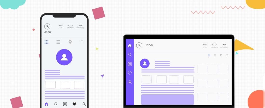 App layout for larger screens