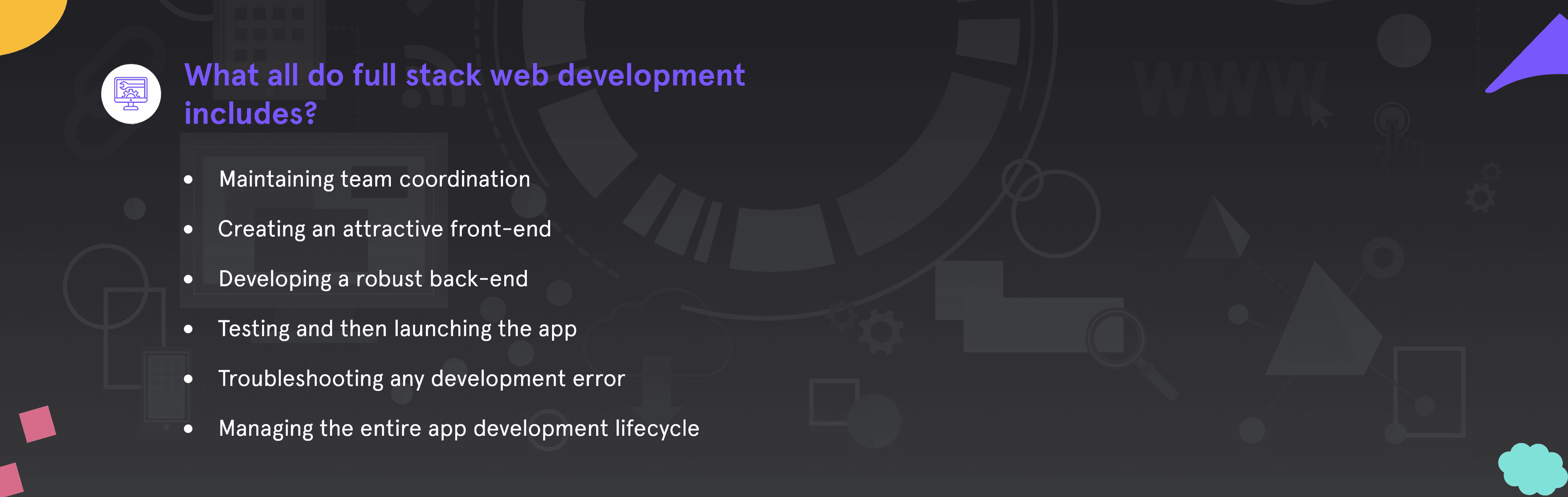 Full stack development process